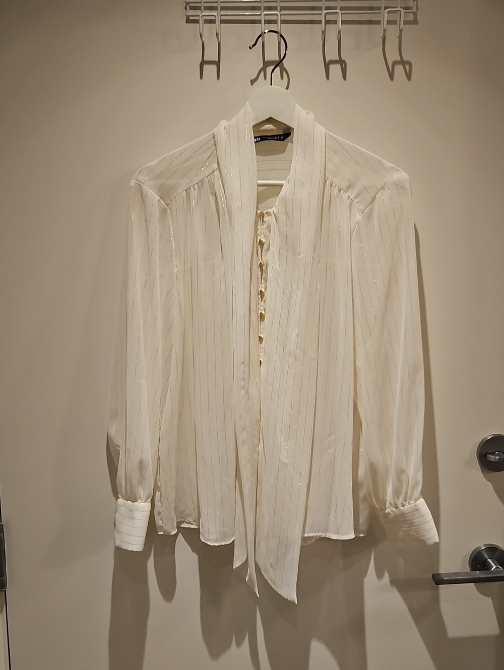 Metallic Thread Blouse - L - Picture 2 of 5